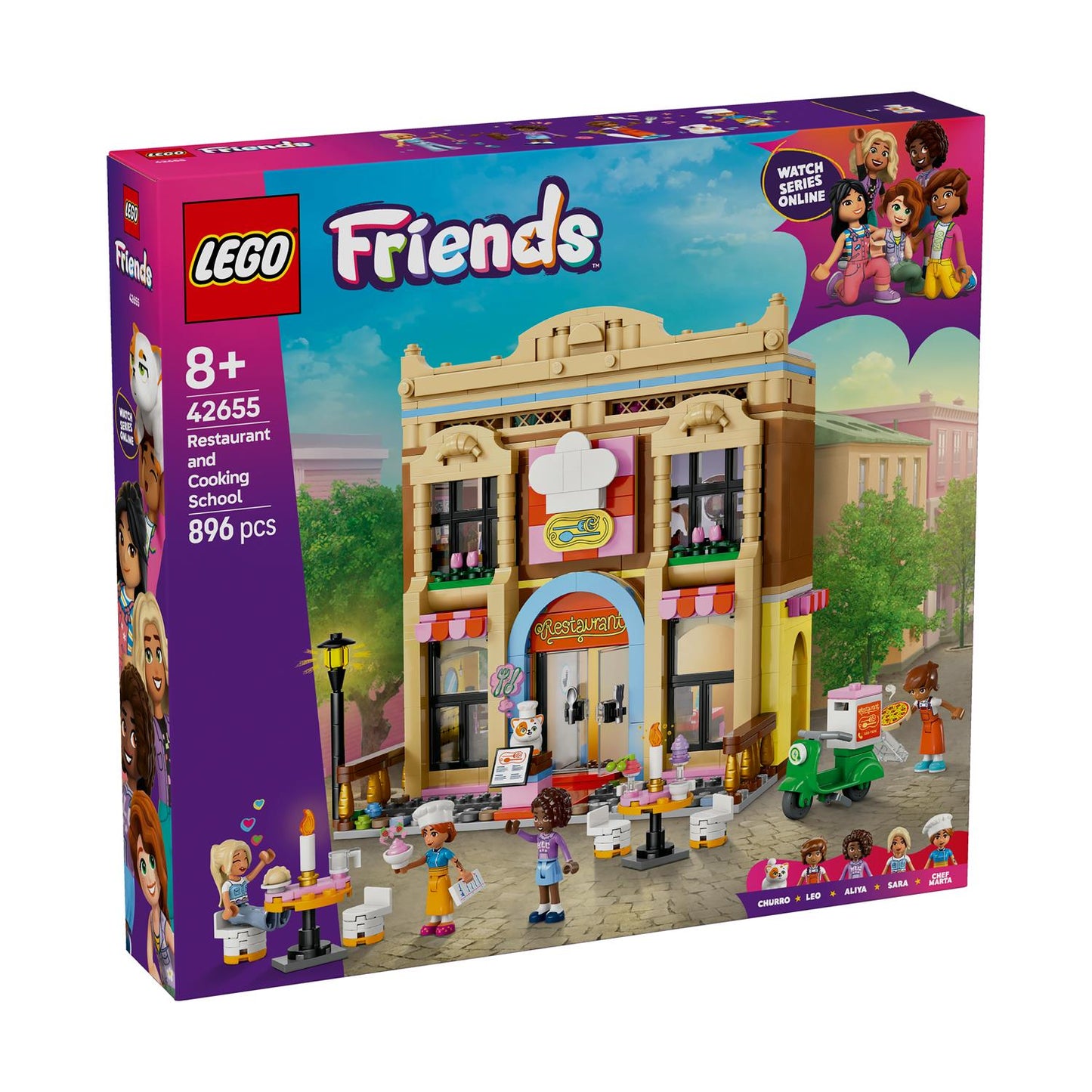 LEGO® Friends: Restaurang och Matlagning Skola (42655)