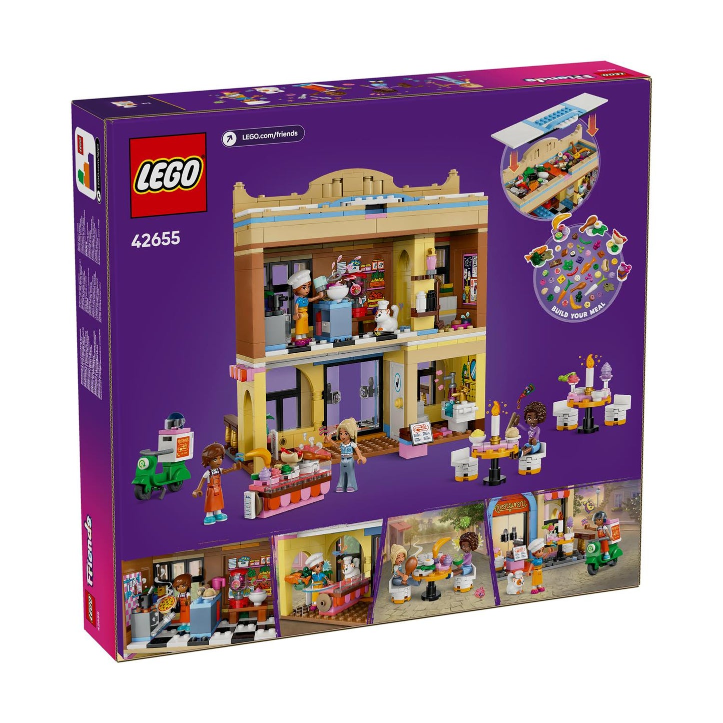 LEGO® Friends: Restaurang och Matlagning Skola (42655)