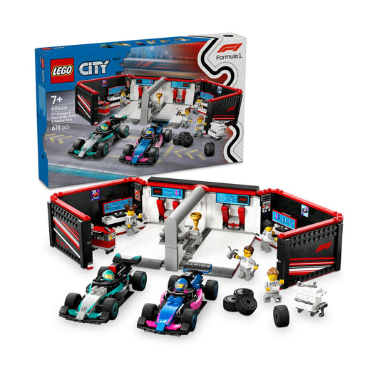 LEGO® City: F1® Garage med Mercedes-AMG och Alpine Bilar (60444)