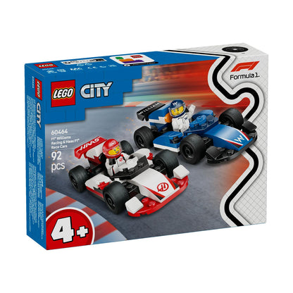 LEGO® City: F1® Williams Racing och Haas F1® Racerbilar (60464)