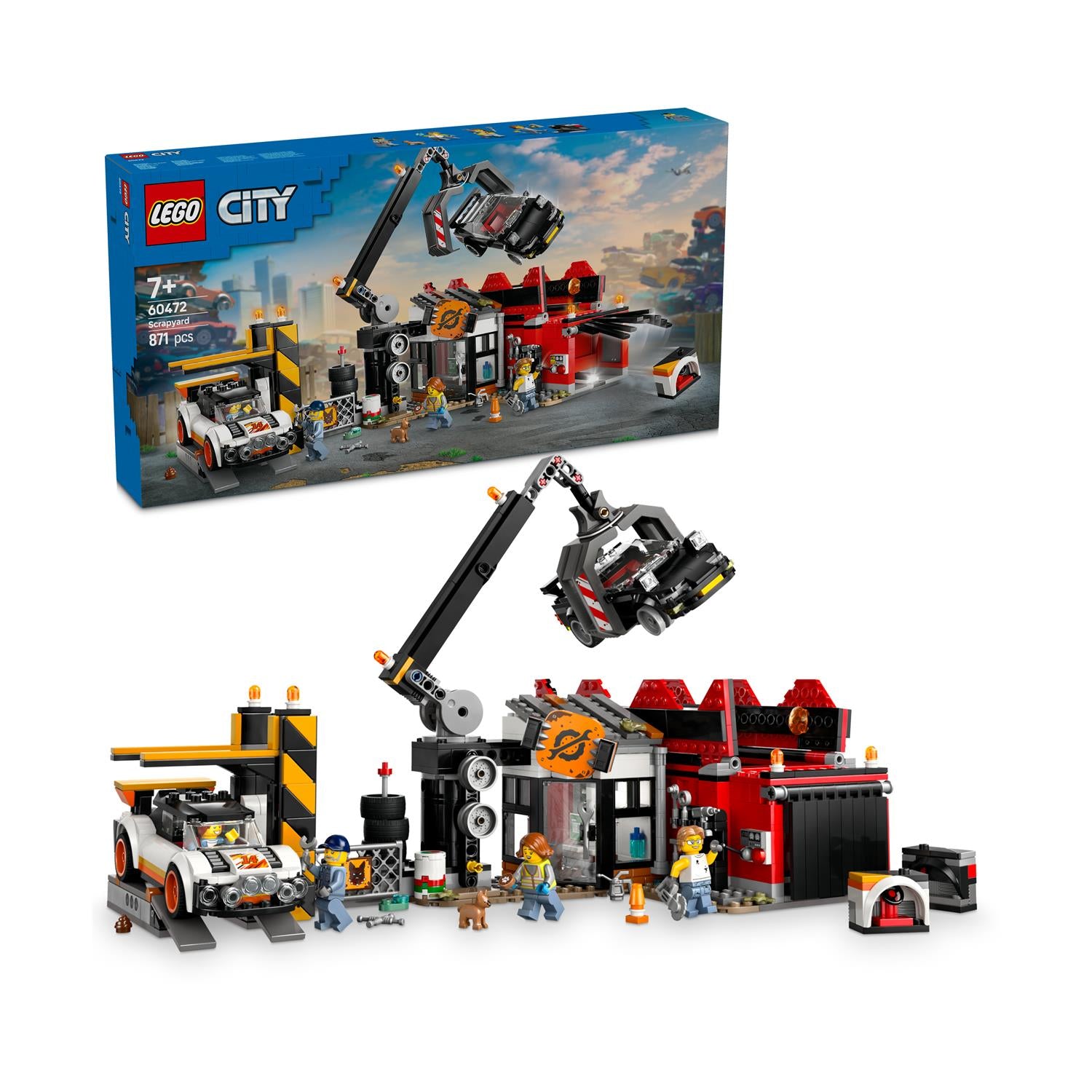 LEGO® City: Skrotgård med Bilar (60472)