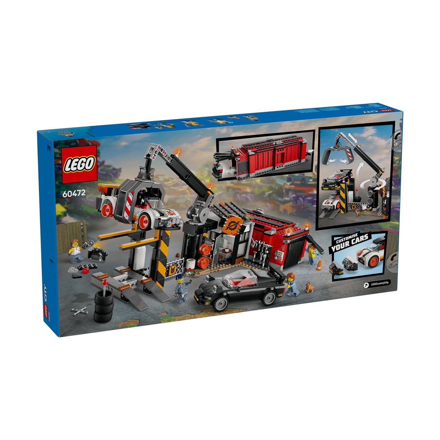 LEGO® City: Skrotgård med Bilar (60472)