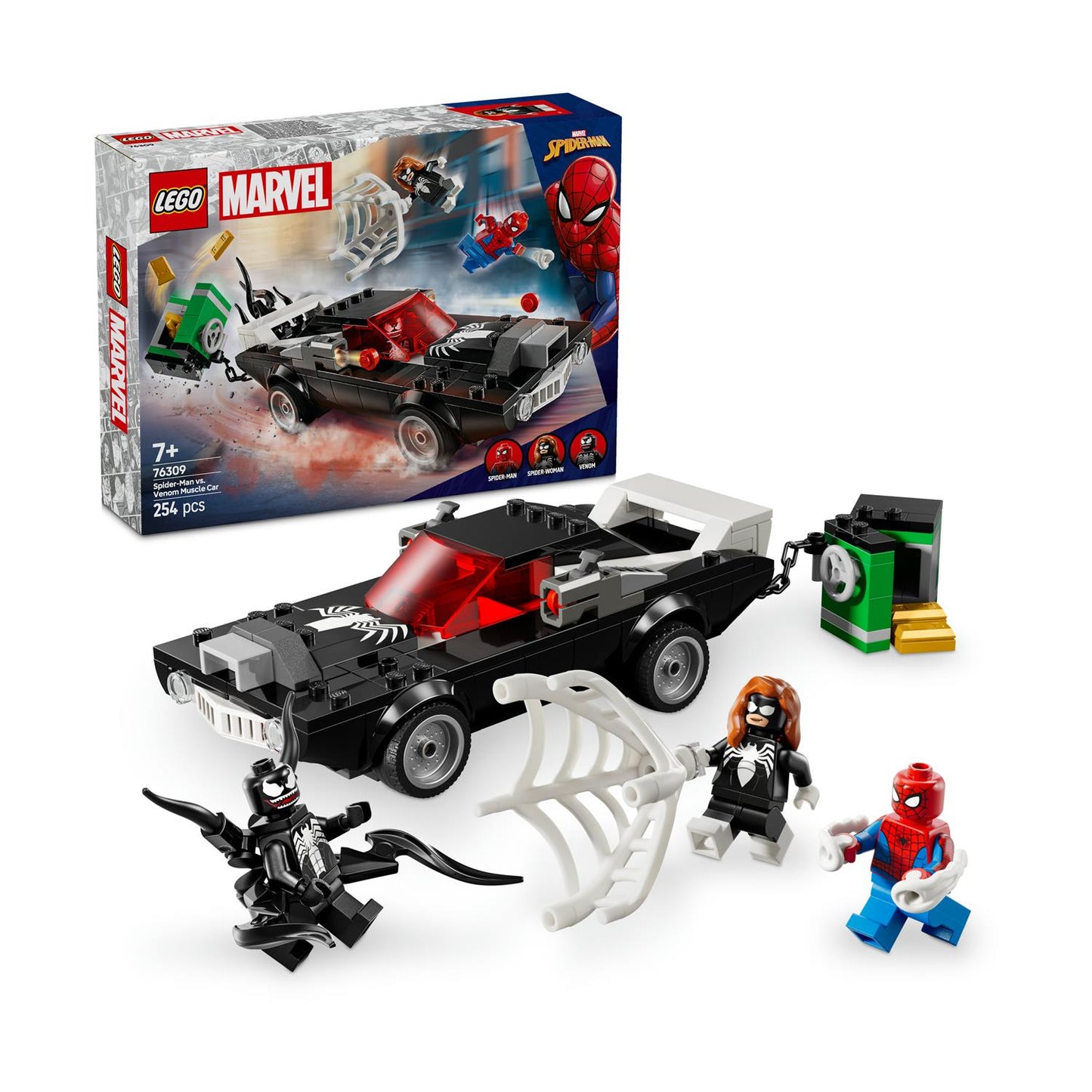 LEGO® Marvel: Spider-Man vs. Venom Muscle Car (76309)