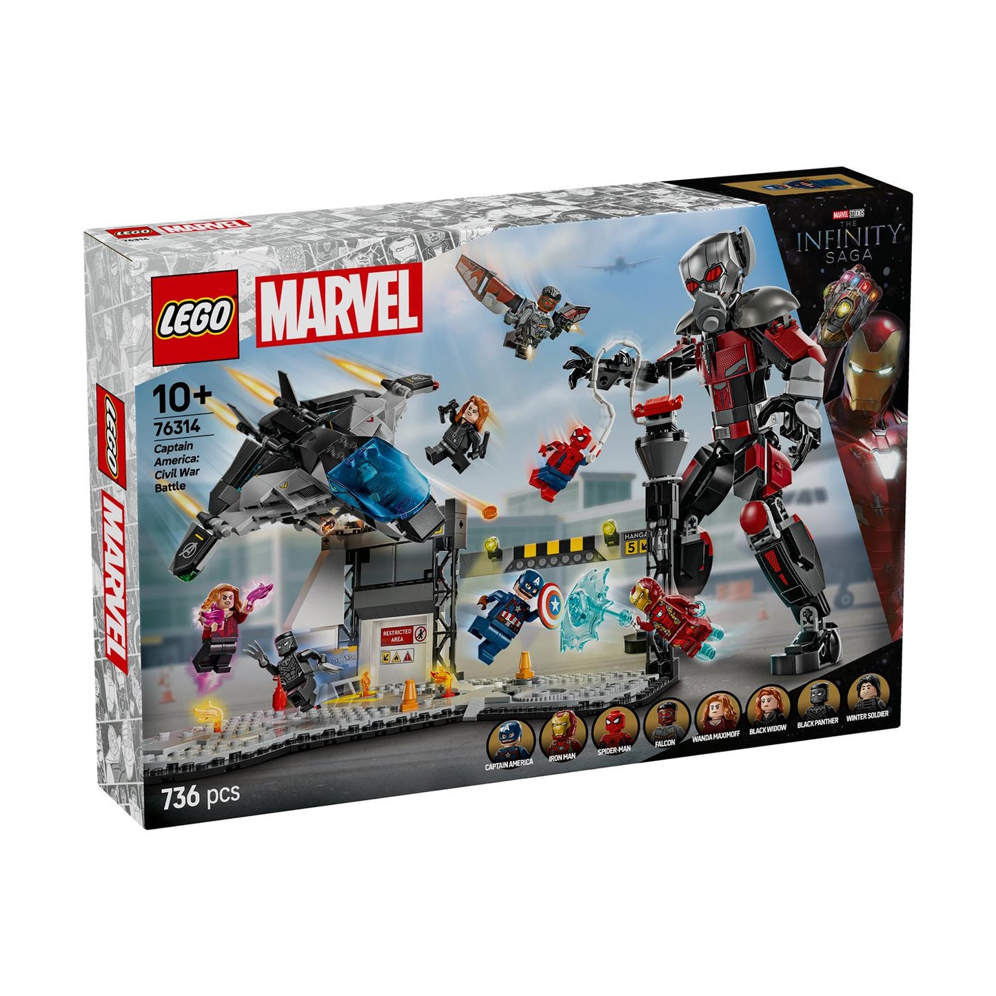 LEGO® Marvel: Captain America: Civil War Action Battle (76314)