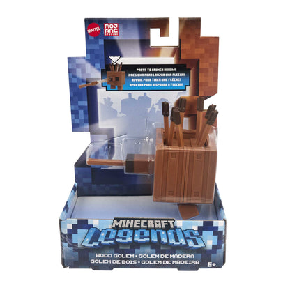 Mattel Minecraft: Legends - Wood Golem Action Figure (8cm)