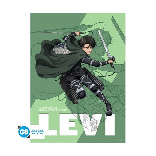 Abysse: Attack On Titan - S4 Levi Chibi Poster (52X38)