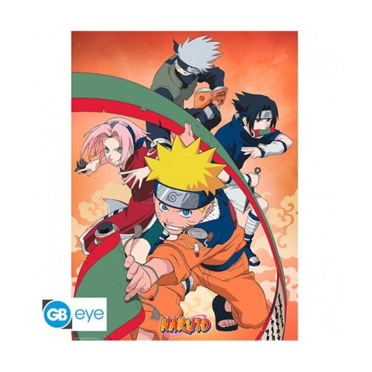 Abysse: Naruto - Team 7 Chibi Poster (52X38)