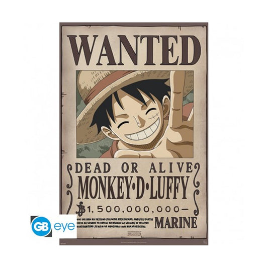 Abysse: One Piece - Wanted Luffy Maxi Poster (91,5x61 cm)