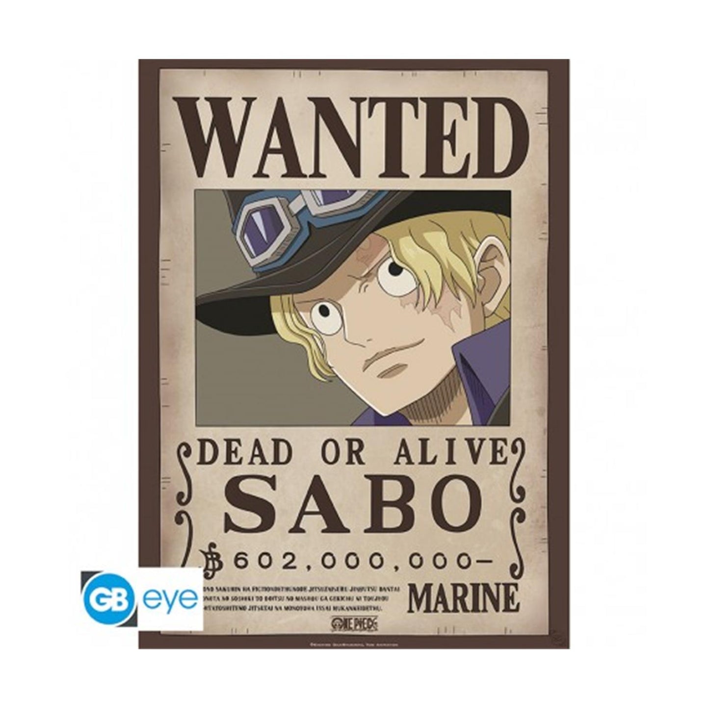 Abysse: One Piece - Wanted Sabo Chibi Poster (52X38)