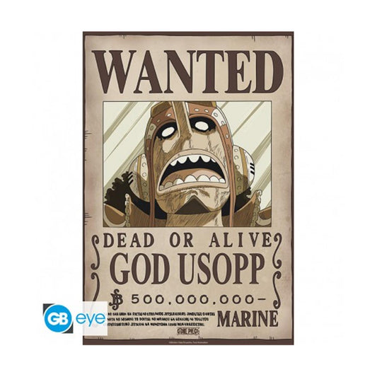 Abysse: One Piece - Wanted Usopp Wano Chibi Poster (52x38 cm)