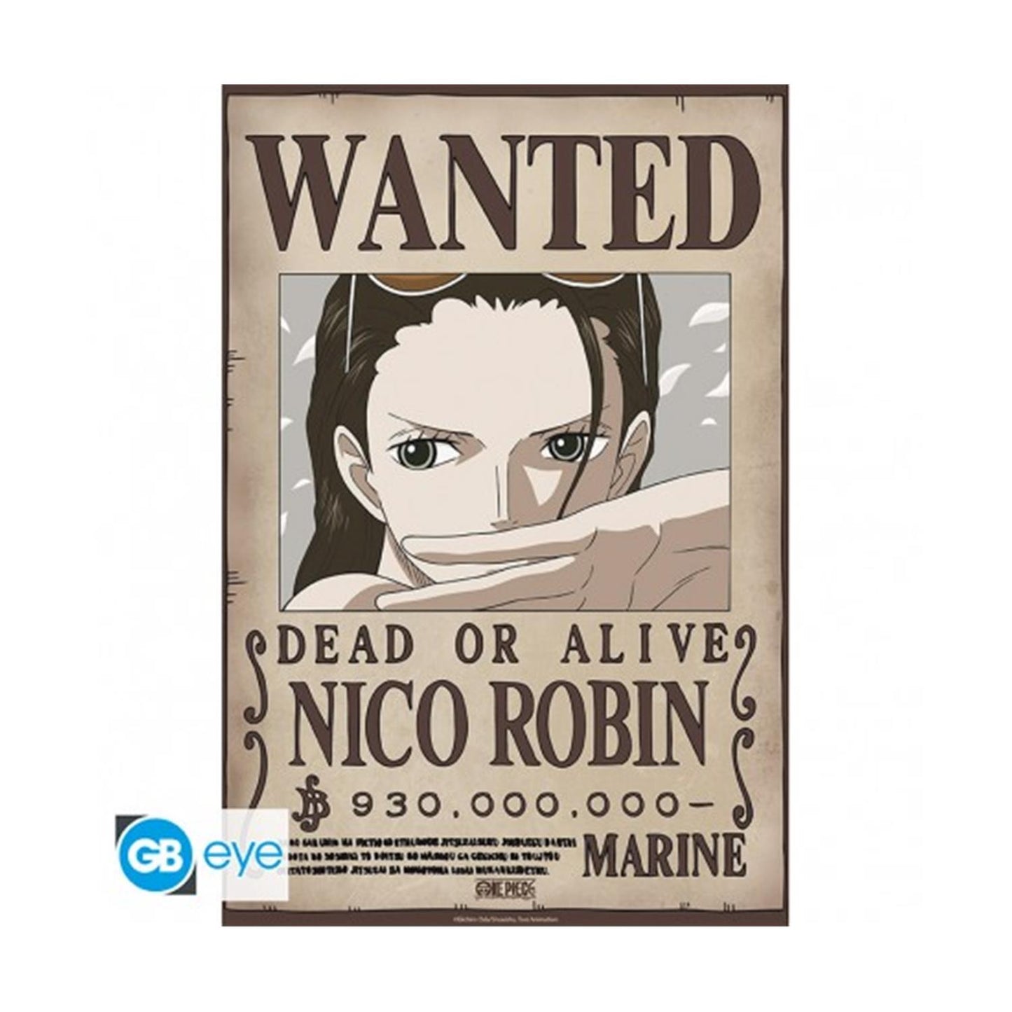 Abysse: One Piece - Wanted Nico Robin Wano Chibi Poster (52X38)