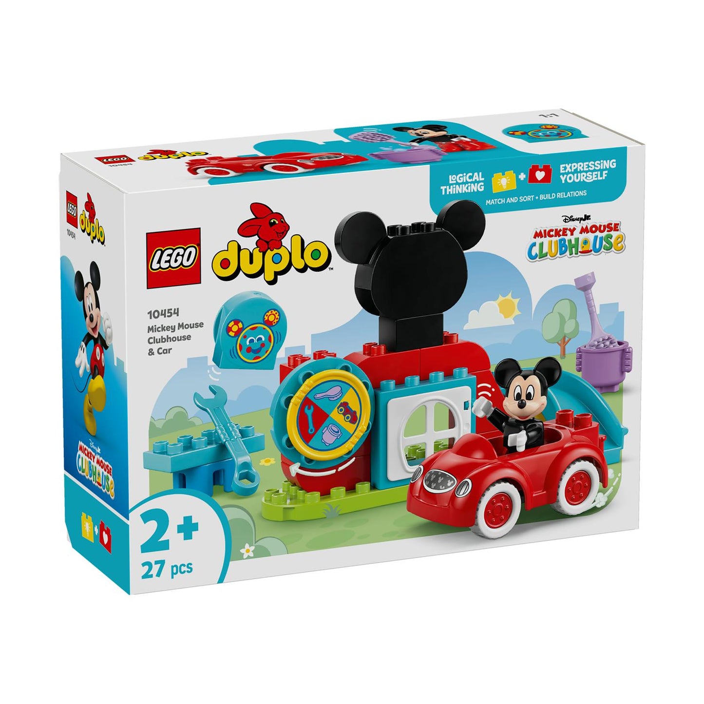 LEGO® Duplo Disney™: Mickey Mouse Clubhouse och Bil (10454)