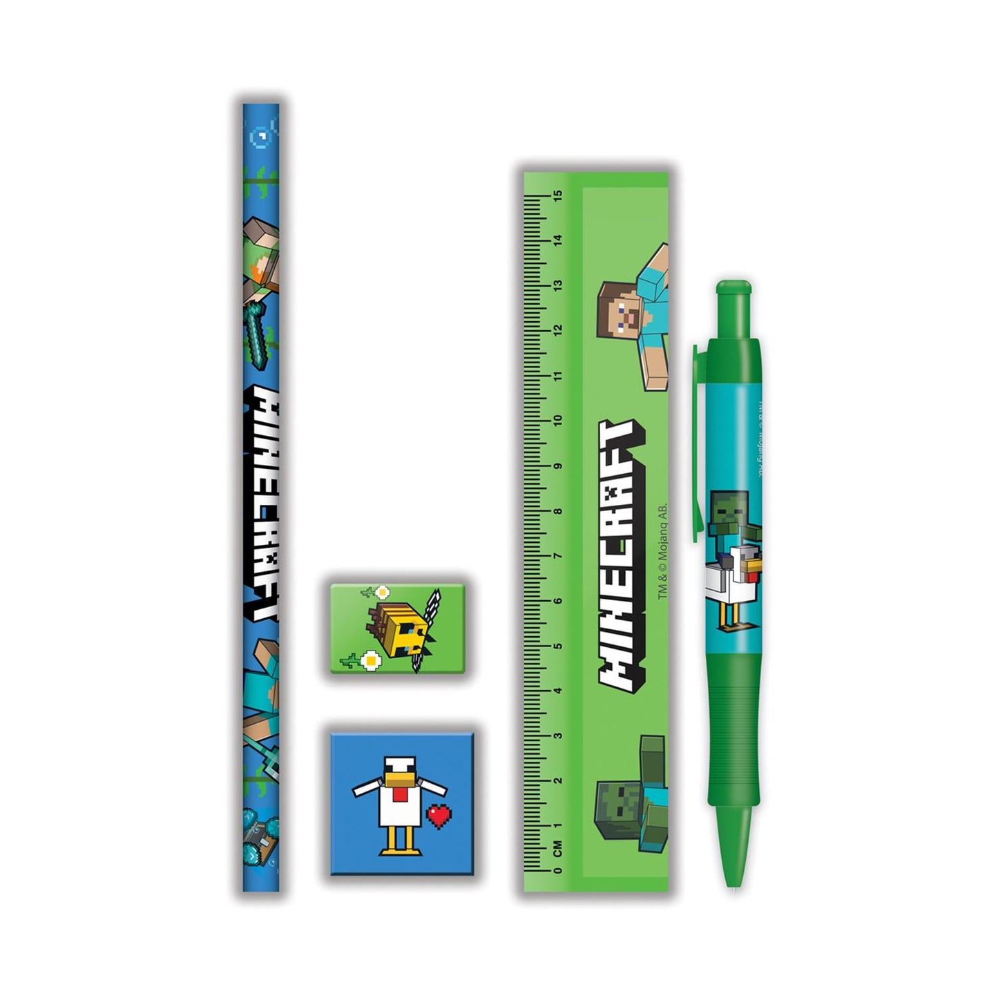 Minecraft Pyramid Skrivset - Stationery Set (SR74689)