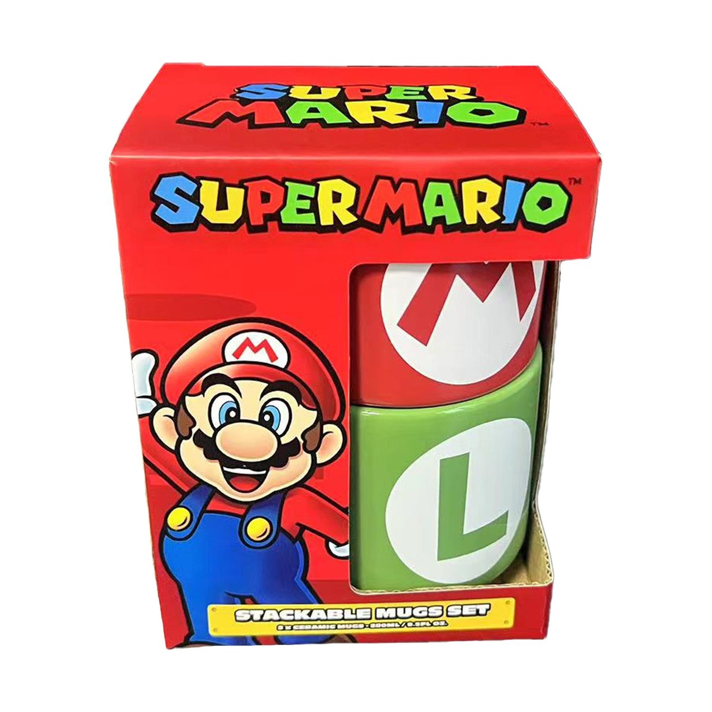 Pyramid Nintendo: Super Mario - Stapelbara Muggar Set (Mario & Luigi)