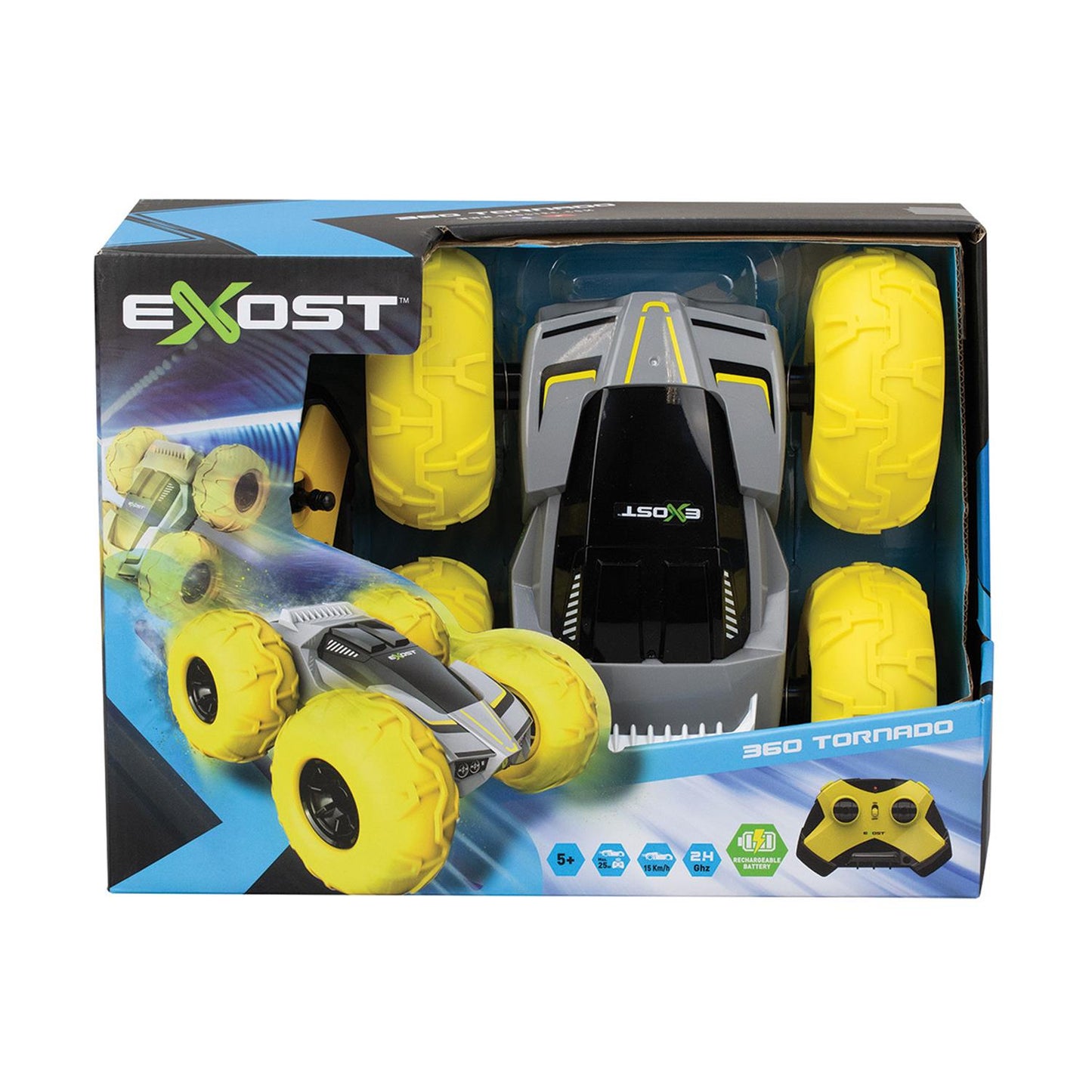 Exost 360 Tornado R/C Bil - Radiostyrd 360-graders Snurr