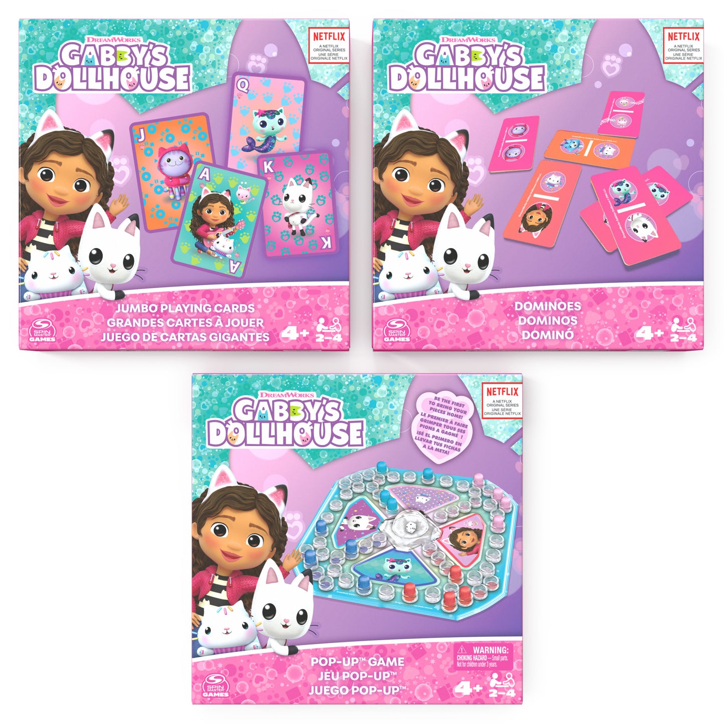 Gabby's Dockhus: 3-Pack Spel Bundle