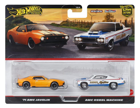 Mattel Hot Wheels® Premium Car Culture - '71 AMC Javelin och AMC Rebel Machine