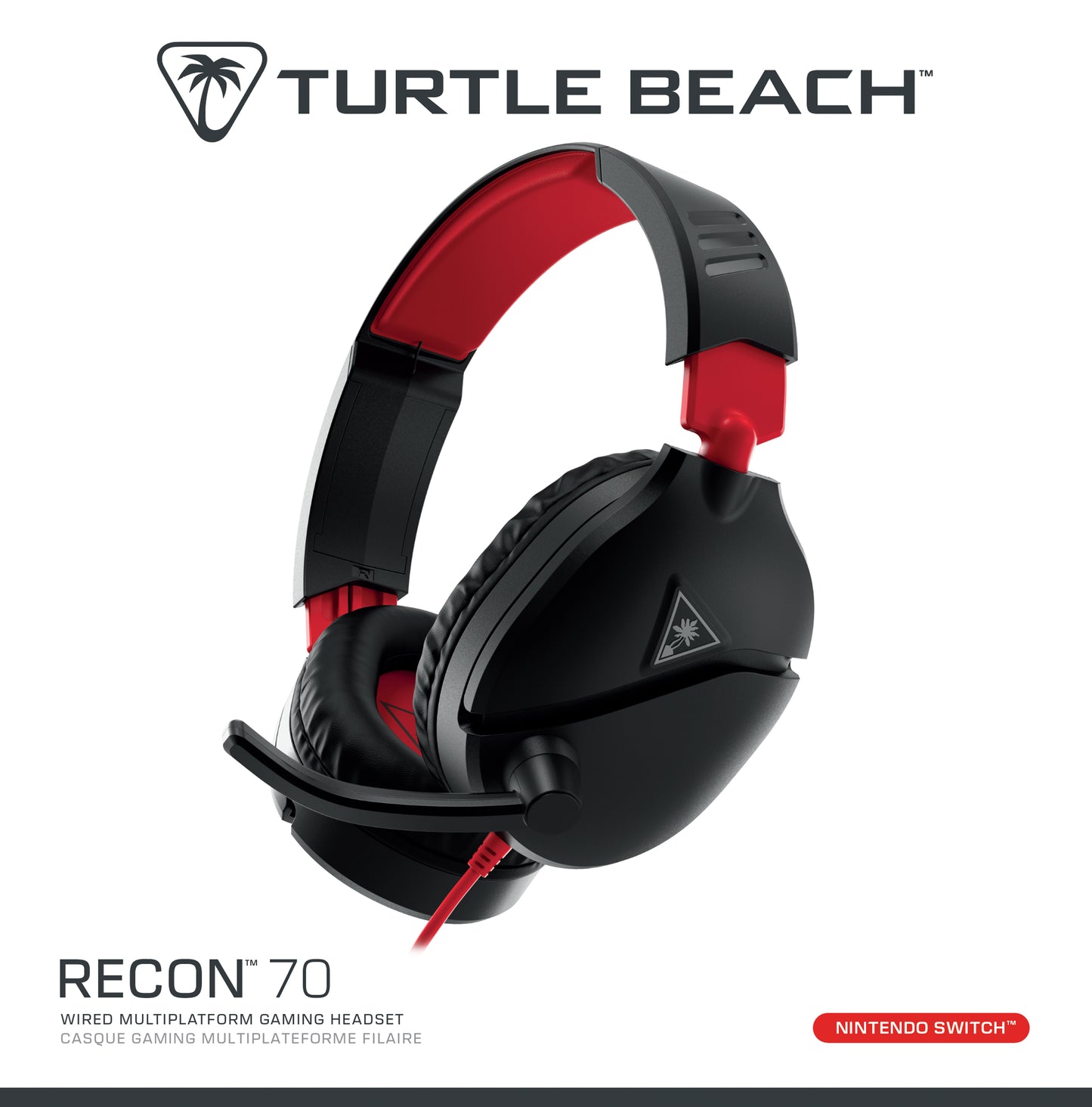 Turtle Beach Recon 70 - Kabel Gaming Headset för XBOX, PS, Switch, PC, mobil