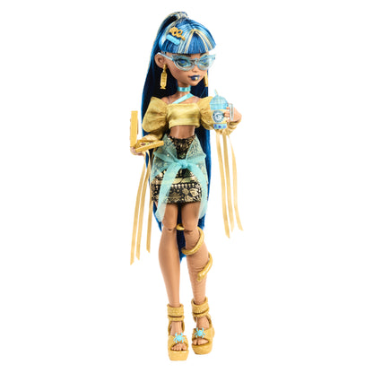 Mattel Monster High: Cleo DeNile - Mode Docka med Husdjur (HXH74)