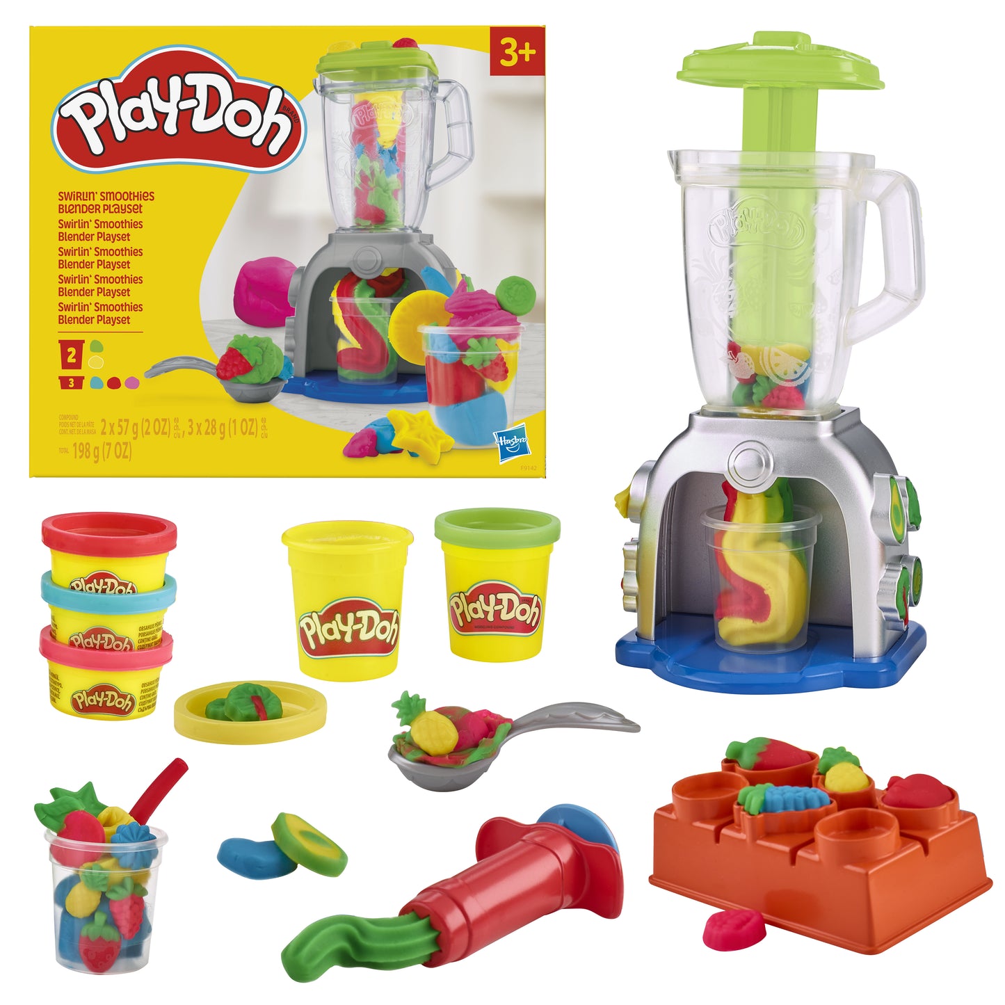 Hasbro Play-Doh Kitchen Creations - Swirlin' Smoothies Blender Set