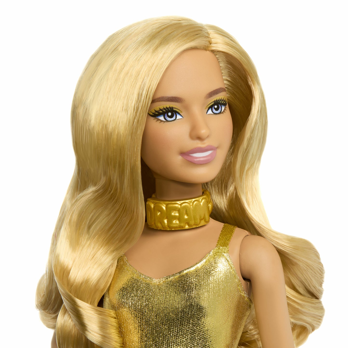 Mattel Barbie Fashionistas - Docka med Guld Jumpsuit och Blont Hår (HRH19)