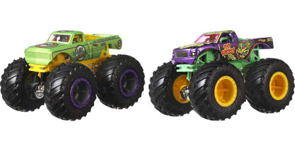 Mattel Hot Wheels Monster Trucks: Demolition Doubles - Carbonator XXL vs Bad Scoop