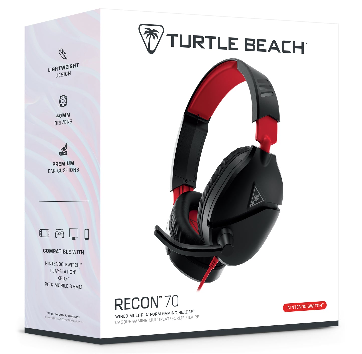 Turtle Beach Recon 70 - Kabel Gaming Headset för XBOX, PS, Switch, PC, mobil