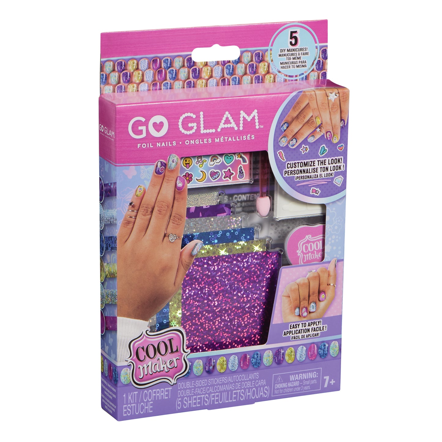 Spin Master Cool Maker: Go Glam - Folierade Naglar Set