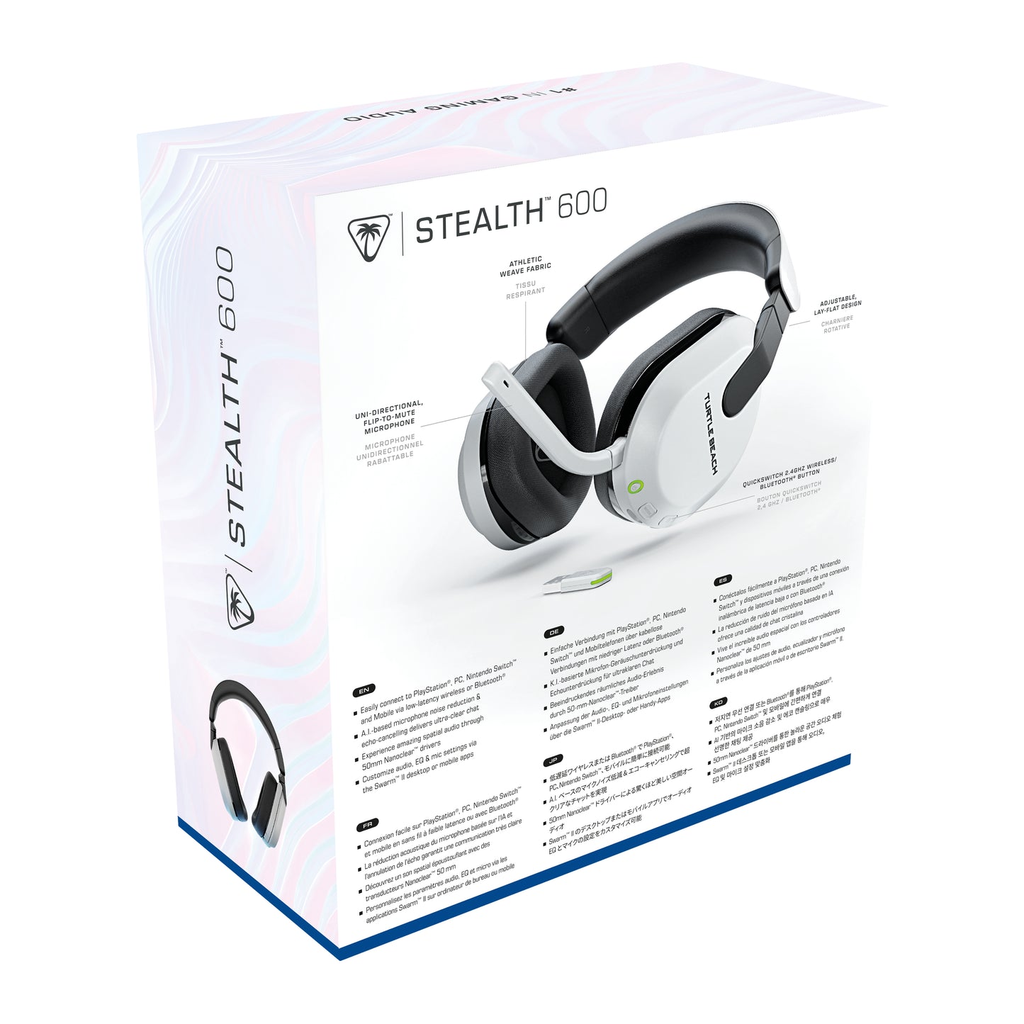 Turtle Beach Stealth 600 Gen 3 Trådlös Gaming Headset (Vit)