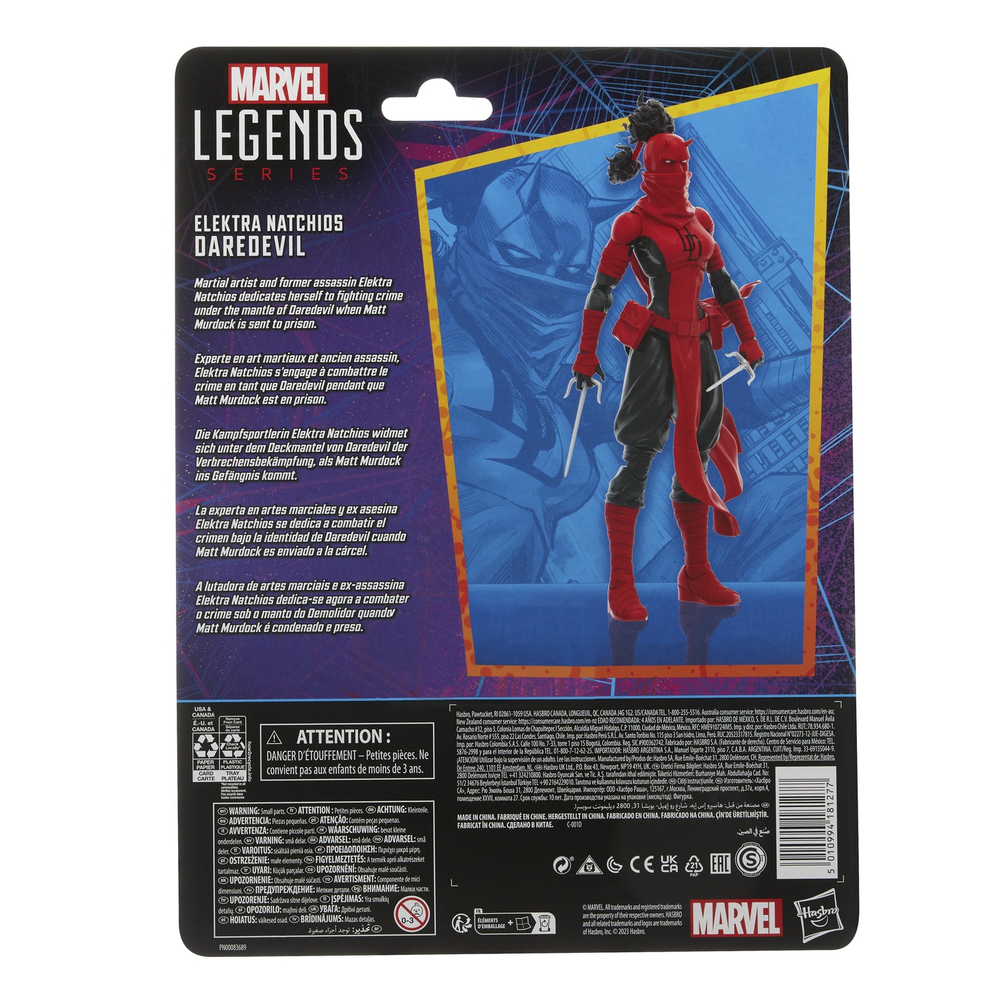 Hasbro Marvel Legends Spider-Man - Elektra Natchios Actionfigur 15 cm