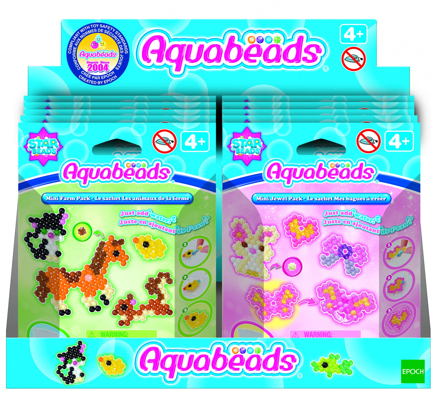 Aquabeads Temarefill: Mini Temakitt (Gård, Smycken, Sjöjungfru)