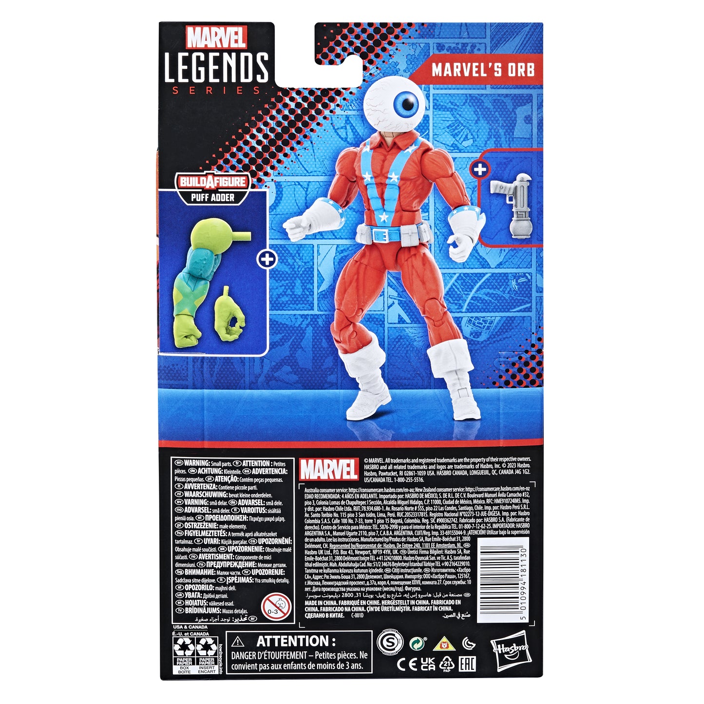 Hasbro Marvel Legends: Marvel’s Orb Actionfigur 15cm