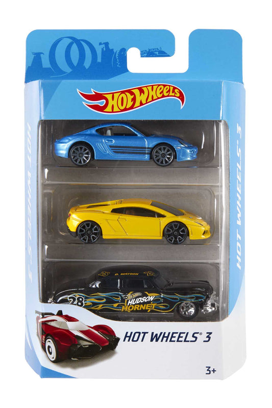 HOT WHEELS - FORDONSSET 3 STYCKEN (K5904)