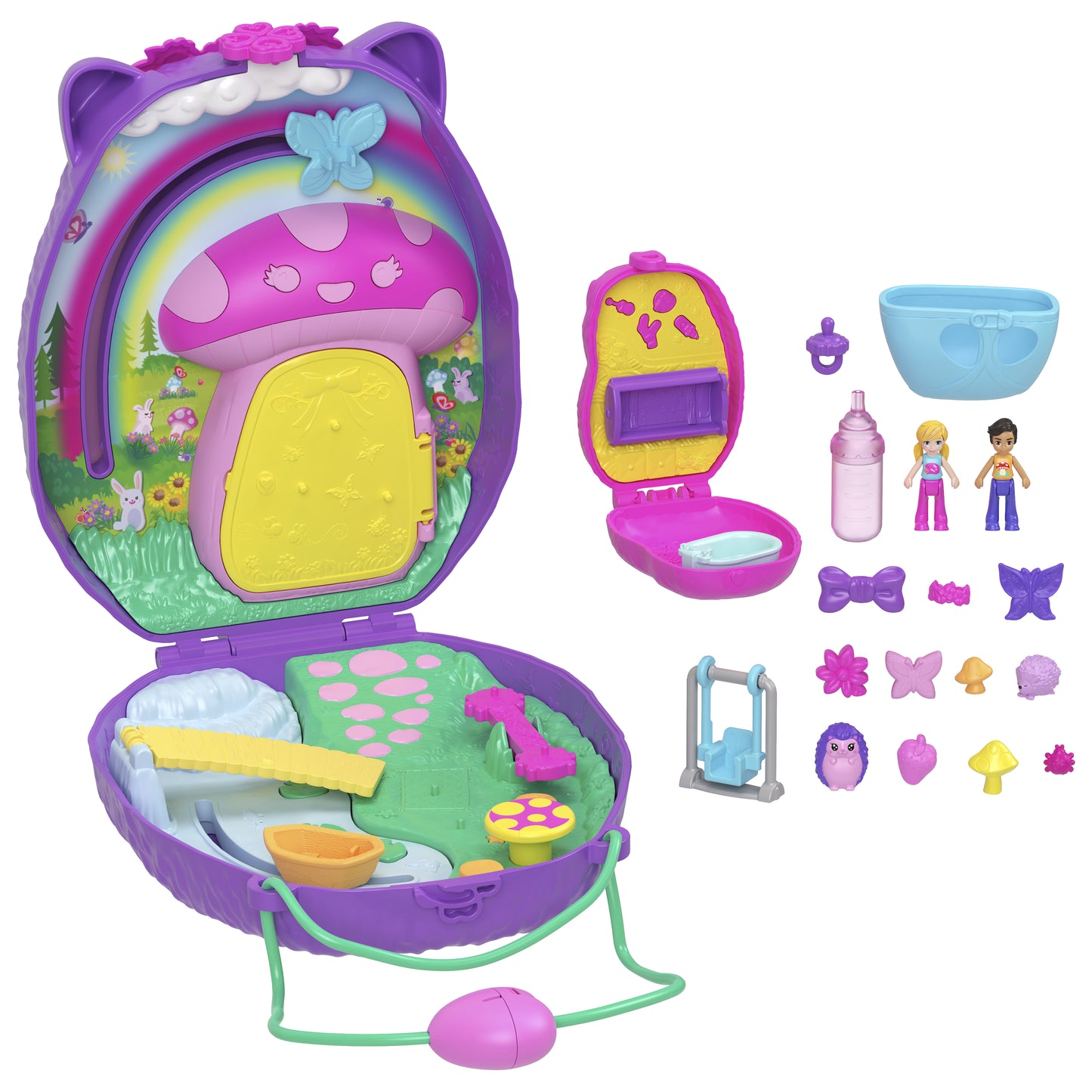 Mattel Polly Pocket: Igelkottsmamma och Bebis Lekset