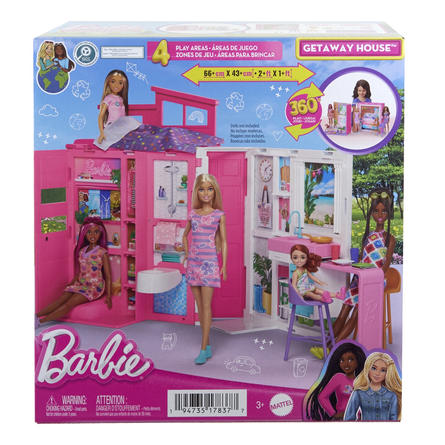 Mattel Barbie® Getaway House Lekset (HRJ76)