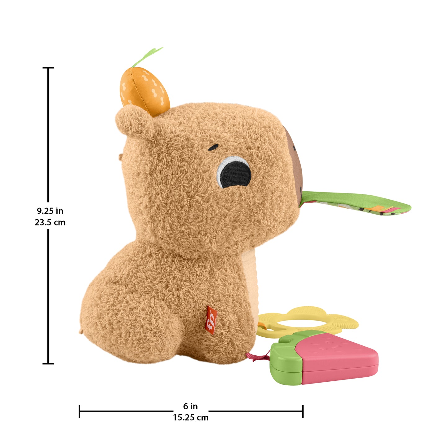 Fisher Price® Snuggly Snacky Capy - Mysig Leksakscapybara