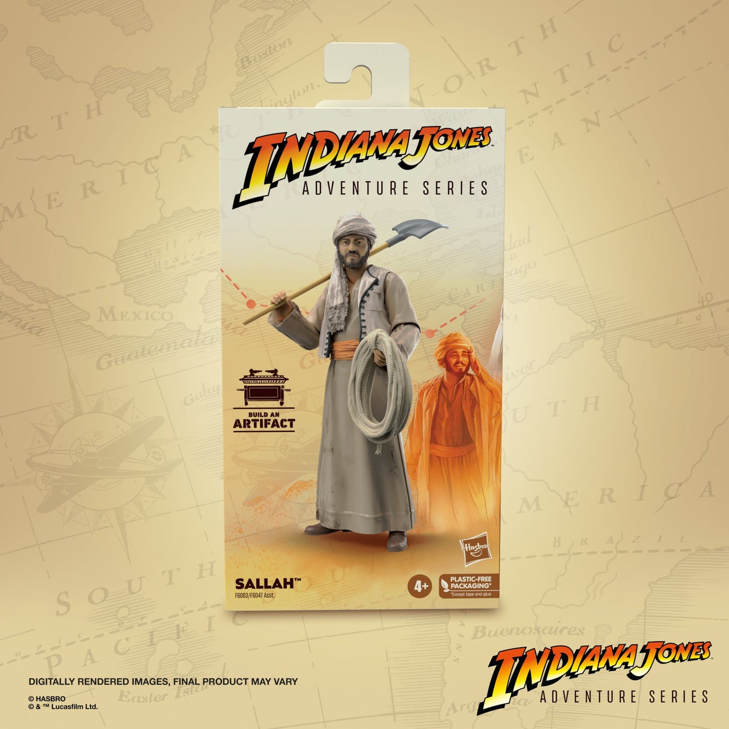 Hasbro Fans Adventure Series: Indiana Jones - Sallah Actionfigur (15cm)