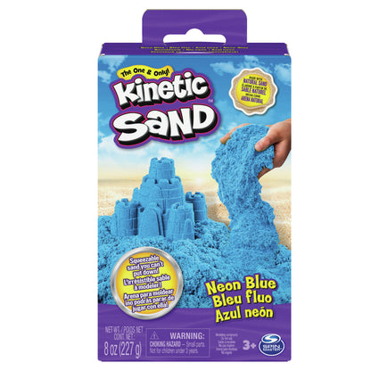 Spin Master Kinetic Sand - Neon Gul 8oz Låda