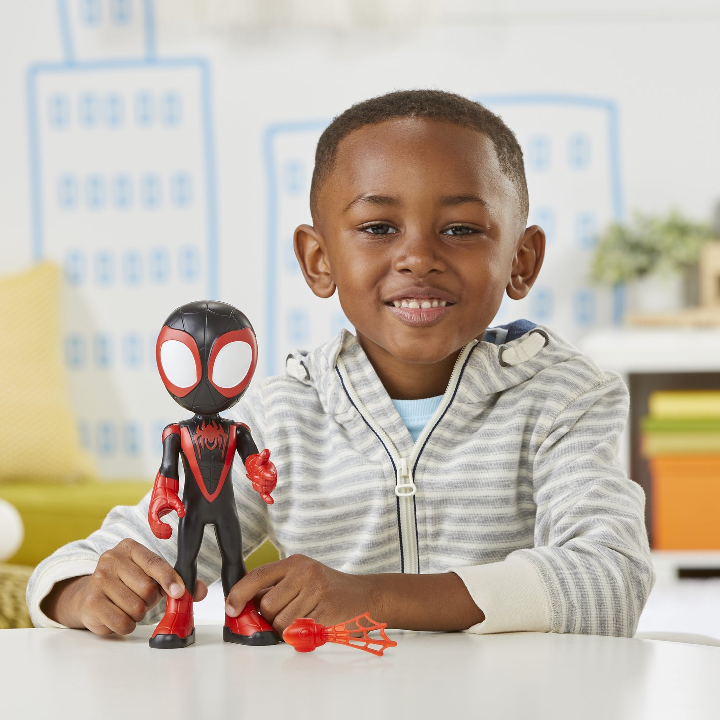 Hasbro Disney Marvel: Spidey Amazing Friends - Miles Morales Supersized Hero Figure