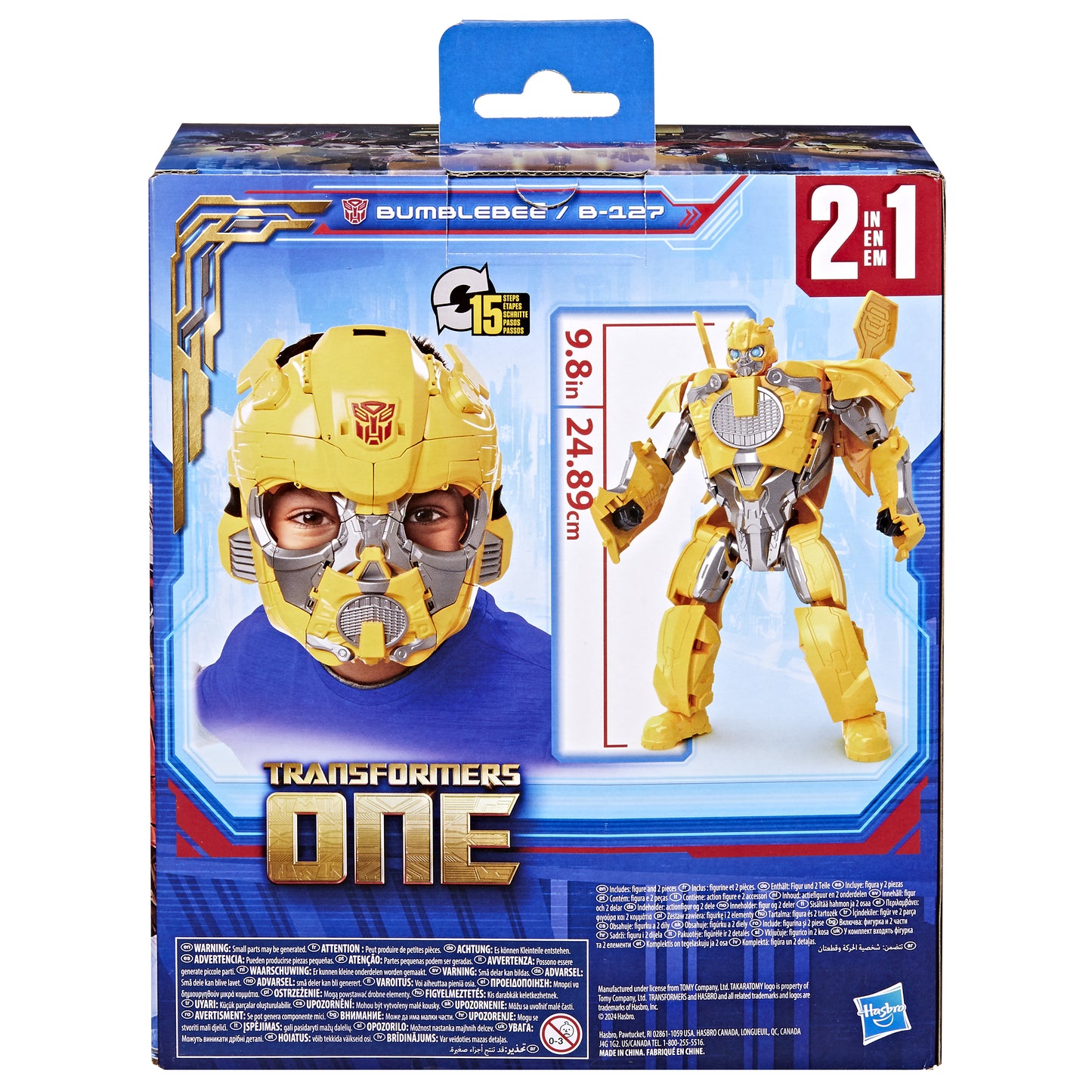 Hasbro Transformers One: Bumblebee B-127 - 2-i-1 Mask