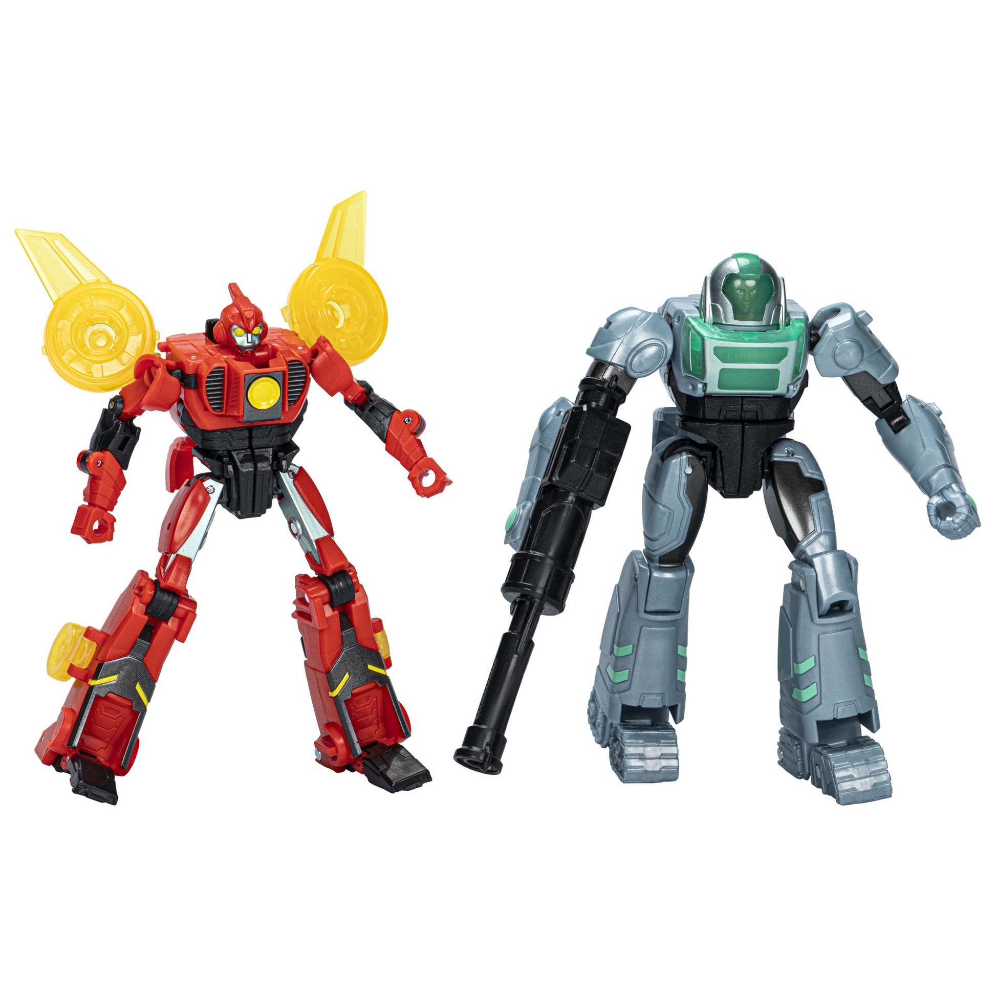 Hasbro Transformers Earthspark: Cyber-Combiner Terran Twitch och Robby Malto Actionfigurer