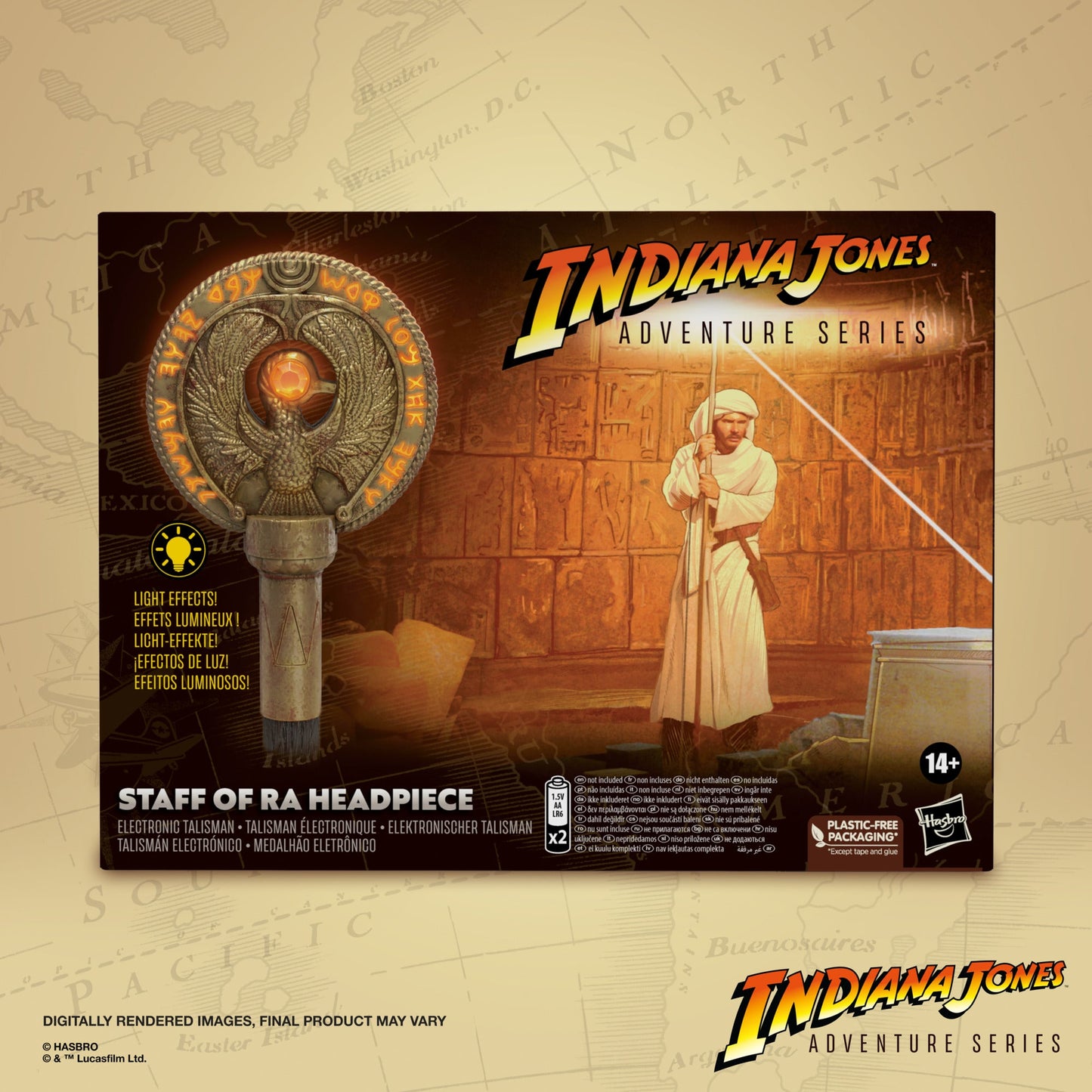 Hasbro Indiana Jones Staff of Ra Headpiece - Elektronisk Talisman