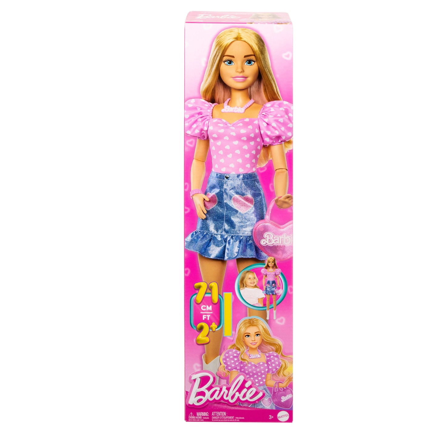 Mattel Barbie - Docka med Blont Hår (71cm) (HYT84)