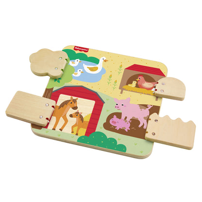 Fisher Price® - Wooden Farm Animals Board (JCY33)