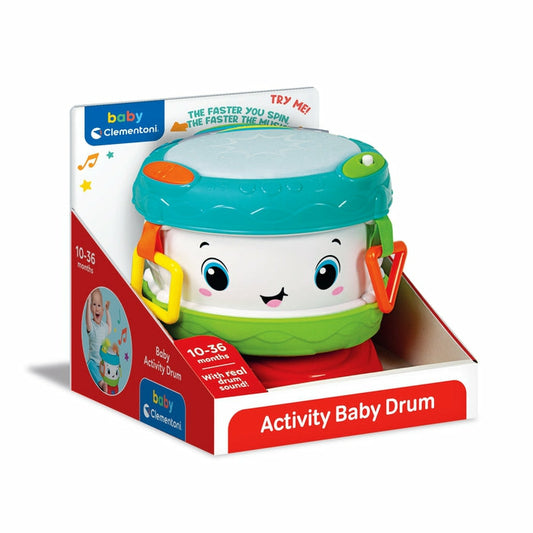 Clementoni Baby Activity Drum – Leksakstrumma för Små Barn