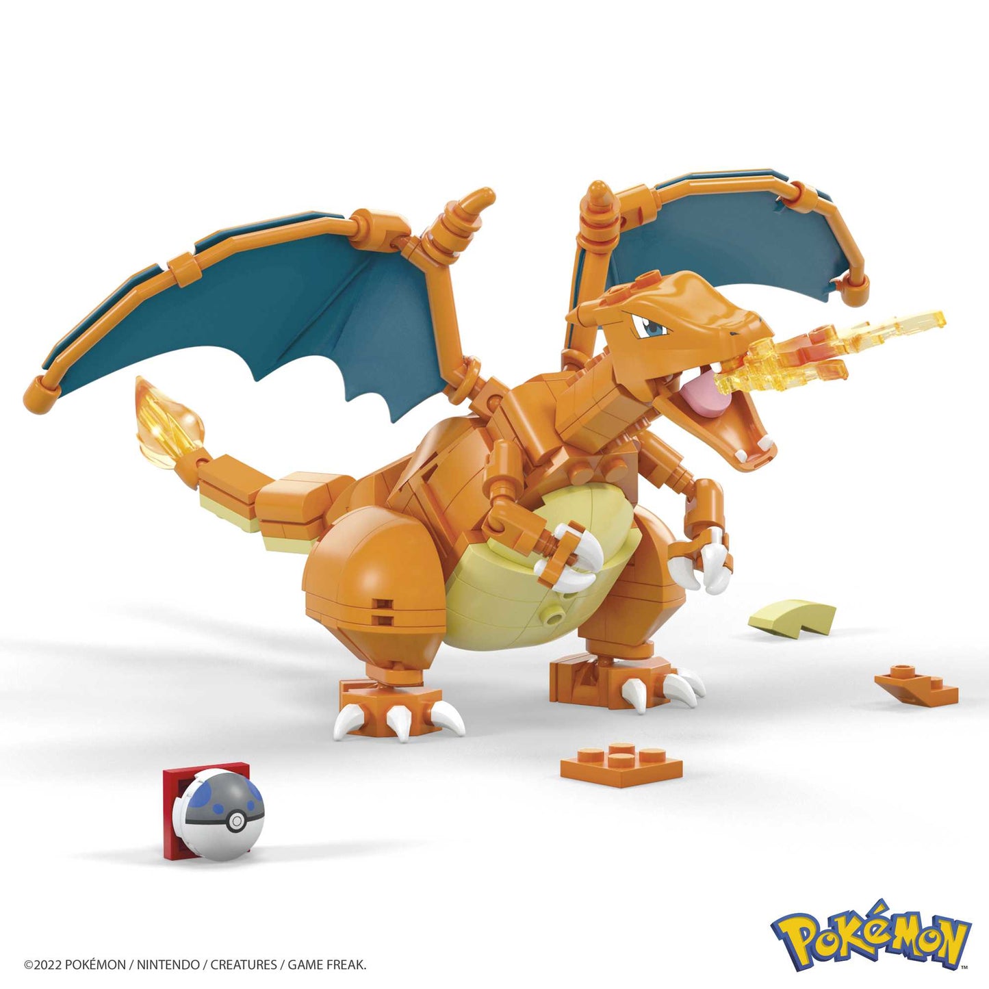 Mattel Mega Pokémon - Charizard (GWY77) Byggsats