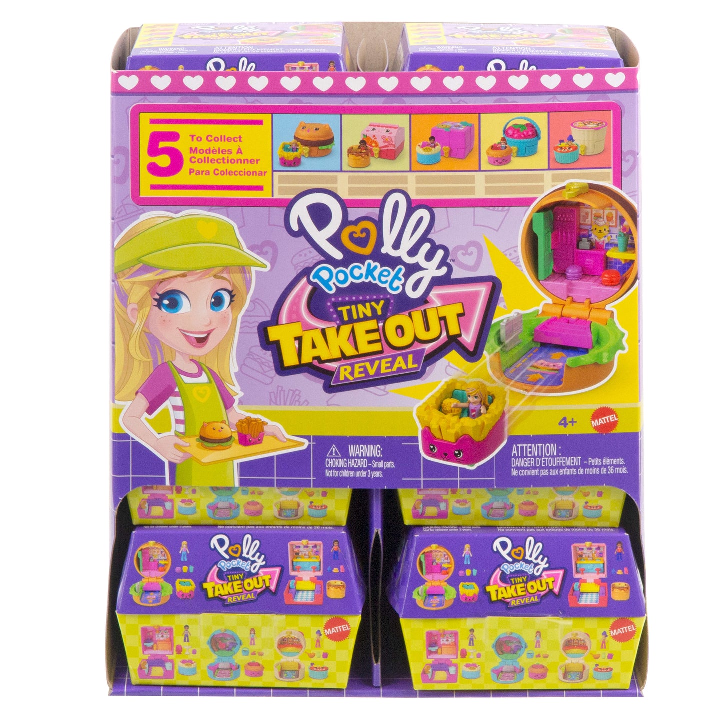 Mattel Polly Mini: Tiny Takeout Reveal (Random) (JCR44)