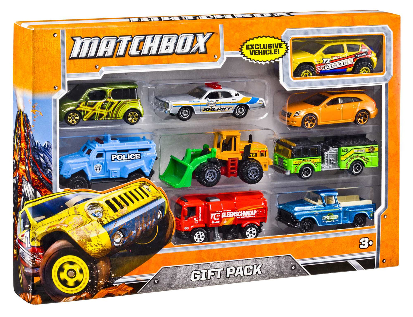 Mattel Matchbox Meta Cars - Set med 9 fordon (Slumptal)