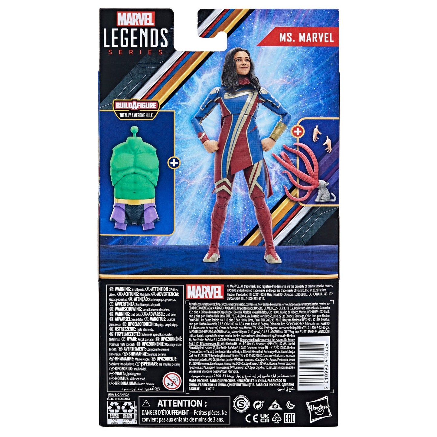 Hasbro Marvel Legends Series Ms. Marvel Actionfigur - 15 cm