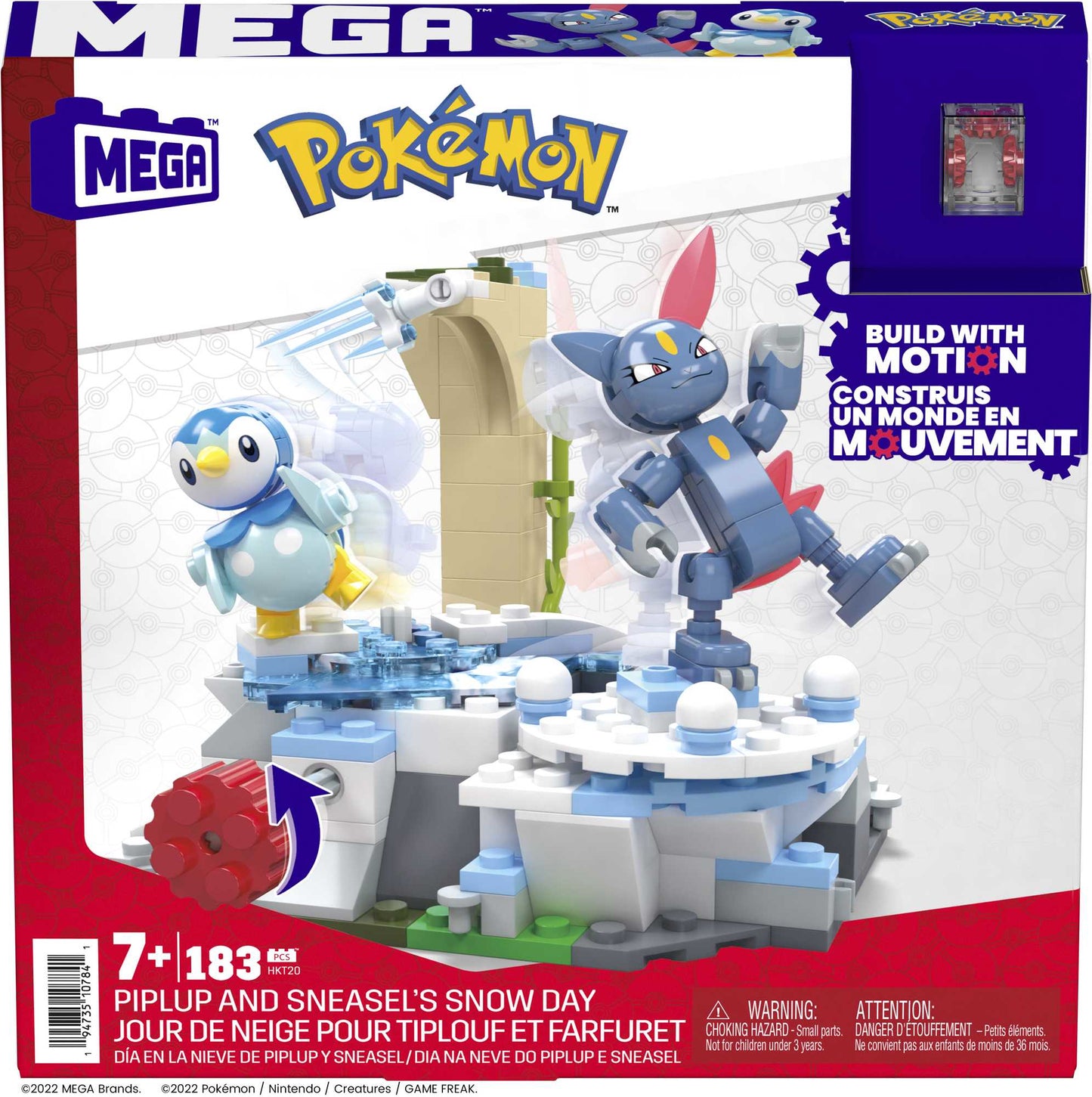 Mattel Mega Pokémon - Piplup och Sneasels Snödag (HKT20)